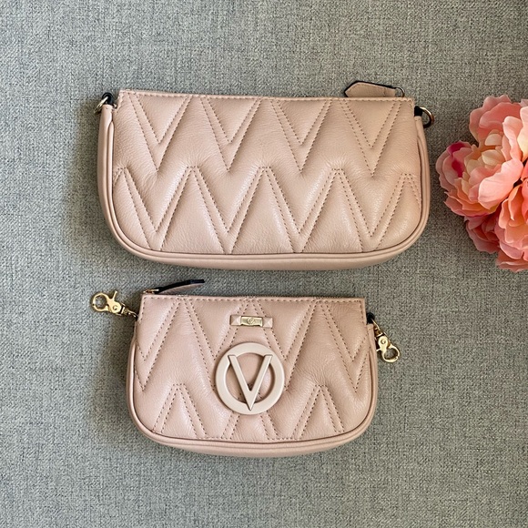 Mario Valentino Demi Quilted Leather Women’s Bag And Pouch✨ - Picture 4 of 10